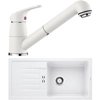 Blanco SET11-B FAVUM XL 6 S biela + DARAS-S biela