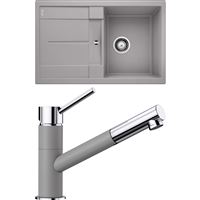 Blanco SET09-D METRA 45 S hliníková metalíza + KANO-S hliníková metalíza