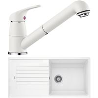 Blanco SET12-B ZIA XL 6 S biela + DARAS-S biela