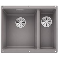 Blanco SUBLINE 340/160-U hliníková metalíza, vanička vľavo, 523 550
