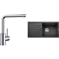 Blanco SET11-C FAVUM XL 6 S antracit + MILA chróm