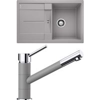 Blanco SET09-C METRA 45 S hliníková metalíza + KANO hliníková metalíza