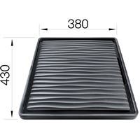 Blanco odkvapkávač čierny plast 230 734 Blanco odkvapkávač čierny plast 230 734