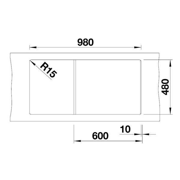 Blanco ZIA XL 6 S hliníková metalíza 517 569