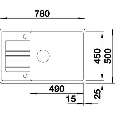 Blanco ZIA XL 6 S Compact antracit 523 273
