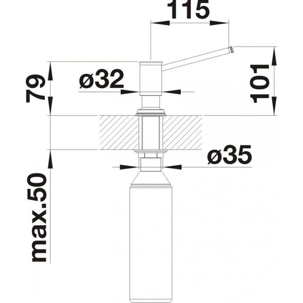 Blanco LIVIA chróm 521 291
