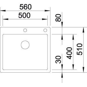 Blanco CLARON 500-IF/A nerez Durinox s PushControl 523 393