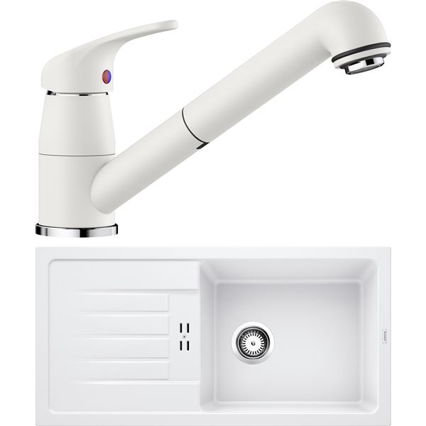Blanco SET11-B FAVUM XL 6 S biela + DARAS-S biela
