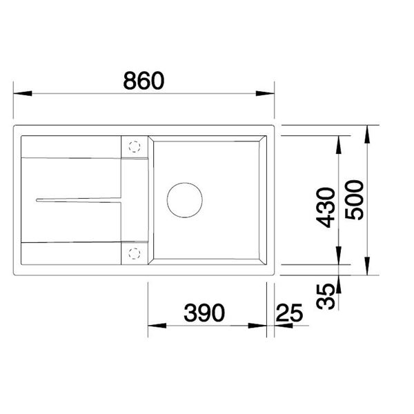 Blanco METRA 5 S biela 513 205