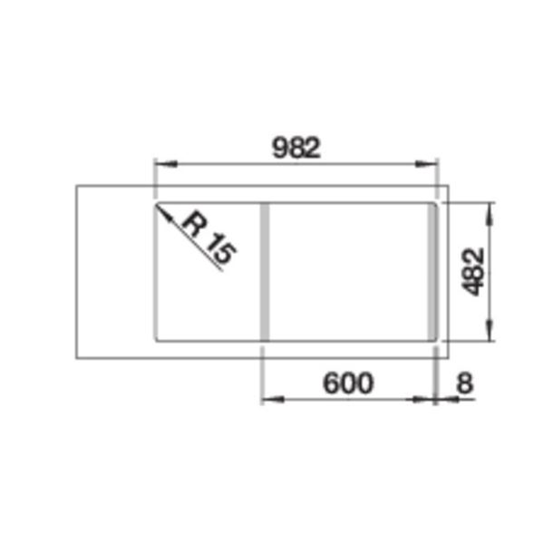 Blanco TIPO II 6 S nerez 526 620