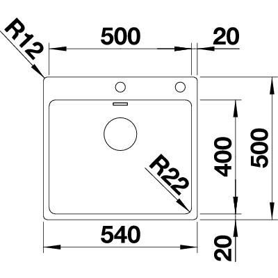 Blanco ANDANO 500-IF/A s PushControl hodvábny lesk 525 245