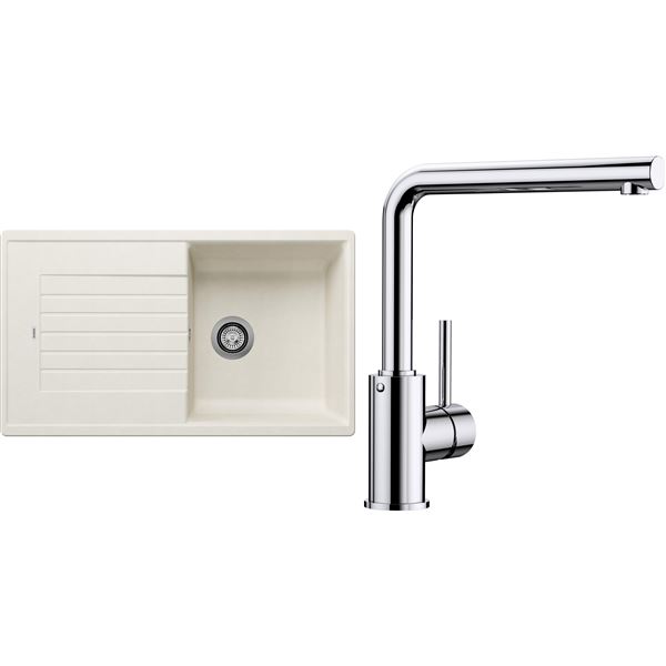 Blanco SET10-B ZIA 5 S biela soft + MILA chróm