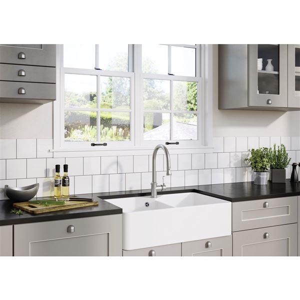 Blanco VILLAE Farmhouse Double krištáľovo biela 525 164
