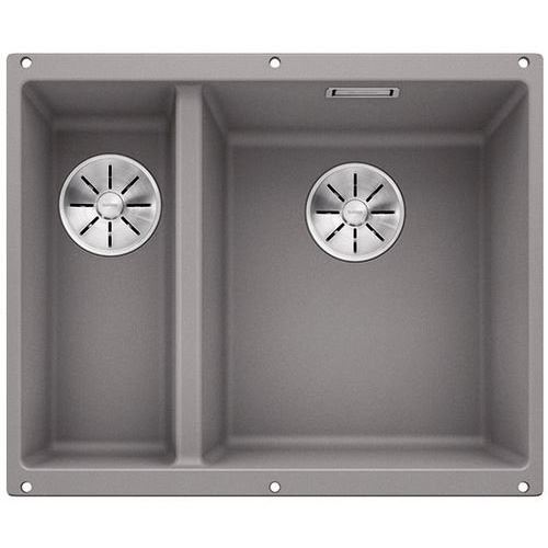 Blanco SUBLINE 340/160-U hliníková metalíza, vanička vpravo, 523 560