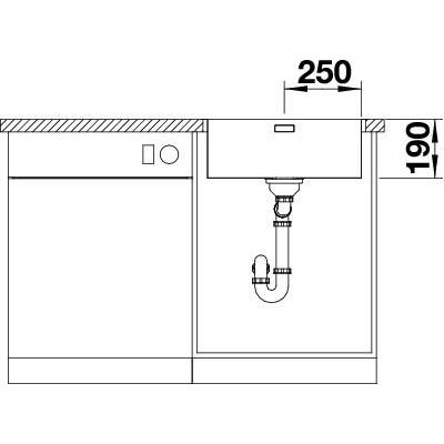 Blanco ANDANO 500-IF/A s PushControl hodvábny lesk 525 245