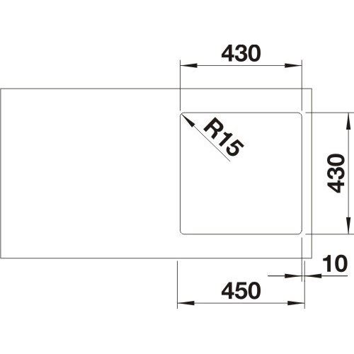 Blanco ANDANO 400-IF hodvábny lesk 522 957