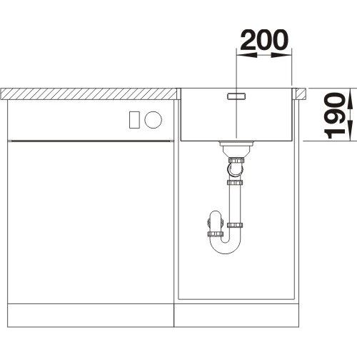 Blanco ANDANO 400-IF hodvábny lesk 522 957