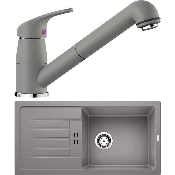 Blanco SET11-B FAVUM XL 6 S hliníková metalíza + DARAS-S hliníková metalíza