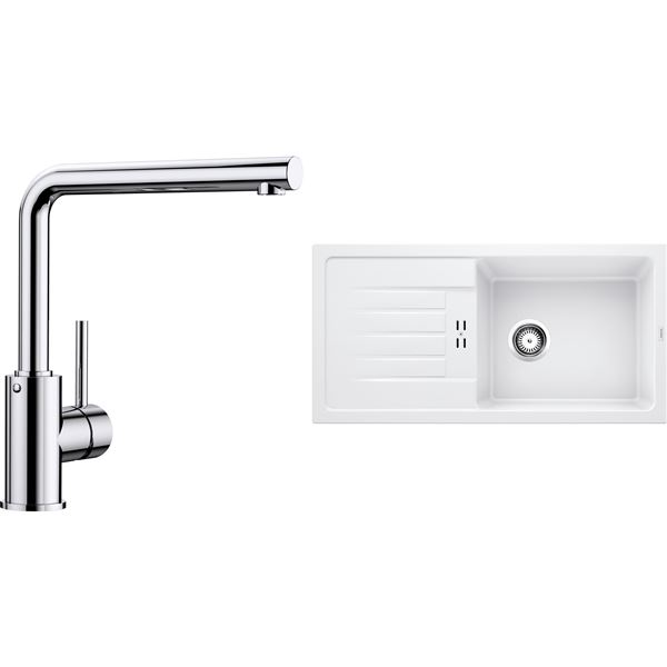 Blanco SET11-C FAVUM XL 6 S biela + MILA chróm