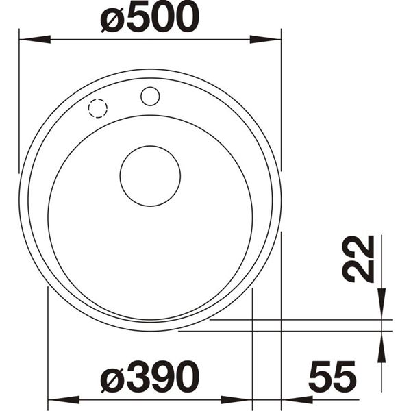 Blanco RIONA 45 čierna 526 095