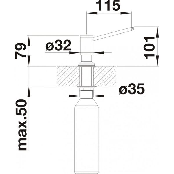 Blanco LIVIA saténová zlatá 526 698