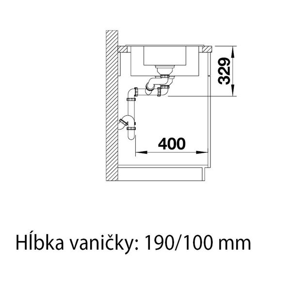Blanco SONA 6 S hliníková metalíza 519 854