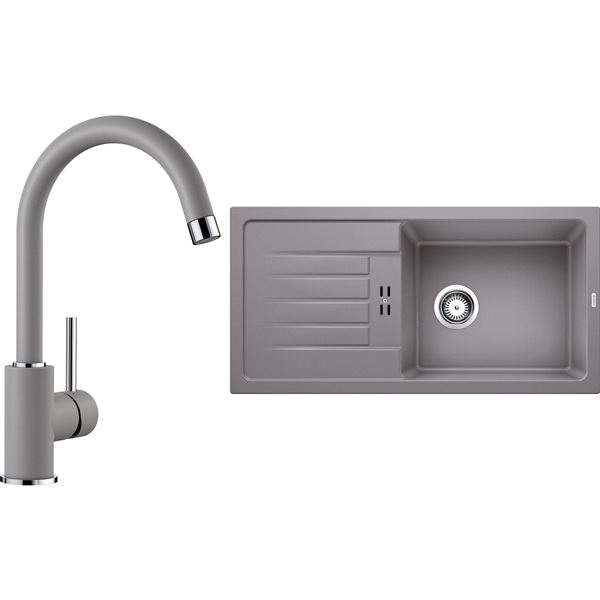 Blanco SET11-D FAVUM XL 6 S hliníková metalíza + MIDA hliníková metalíza