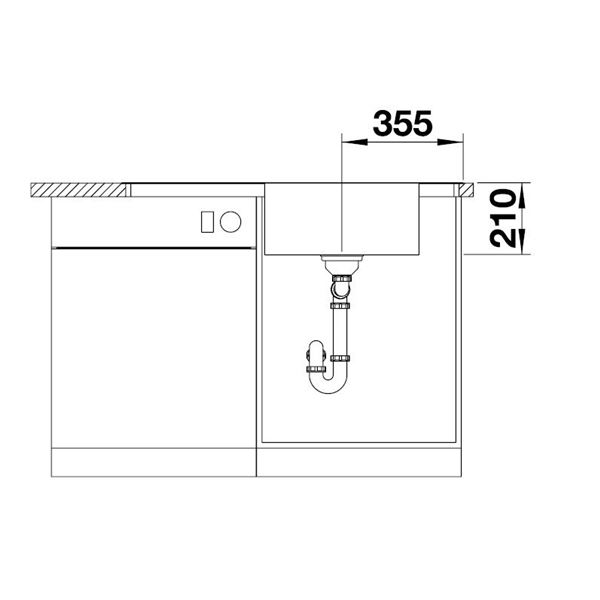 Blanco ANDANO XL 6 S-IF hodvábny lesk 523 000 ľavý