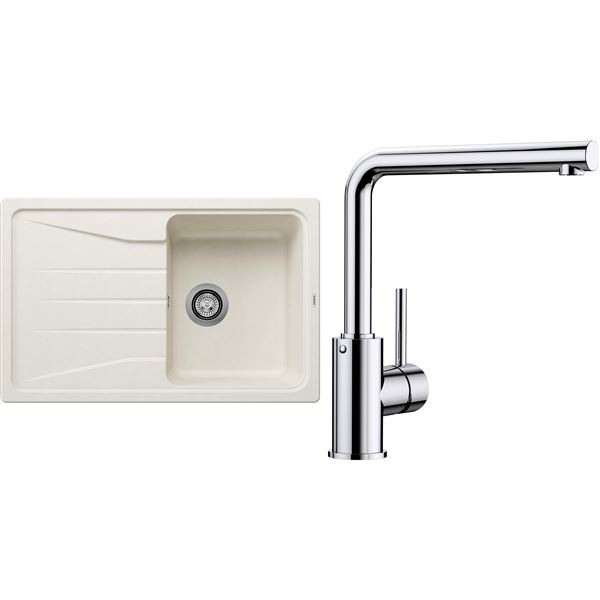 Blanco SET08-A SONA 45 S biela soft + MILA chróm