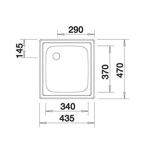 Blanco TOP EE 4x4 nerez 501 065