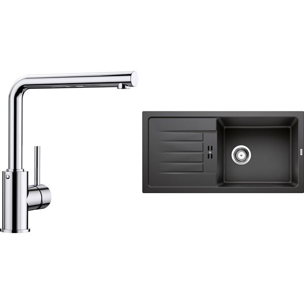 Blanco SET11-C FAVUM XL 6 S antracit + MILA chróm