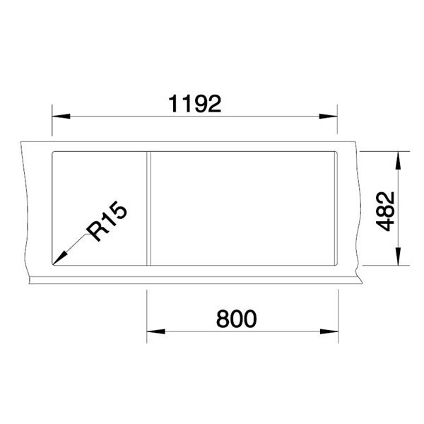 Blanco TIPO 8 S nerez 511 925