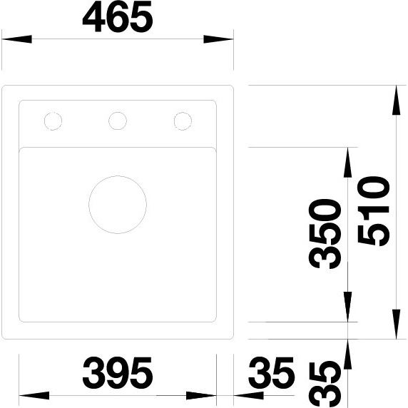 Blanco Dalago 45 káva s excentrom 517 165