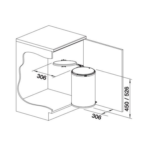 Blanco SINGOLO XL 20l 526 377
