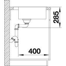 Blanco SUPRA 400-IF/A bez tiahla leštená nerez 526 352