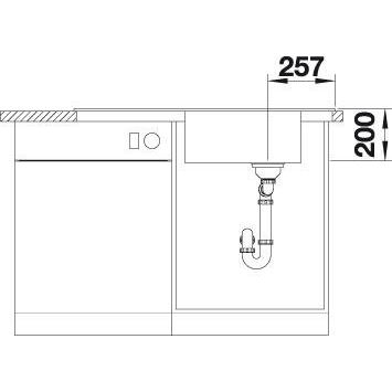 Blanco FARON XL 6 S čierna 525 896