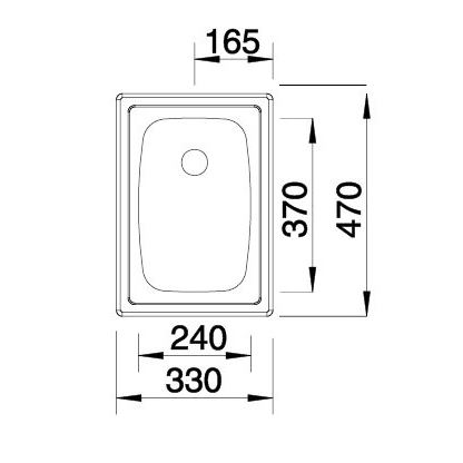 Blanco TOP EE 3x4 nerez 501 067