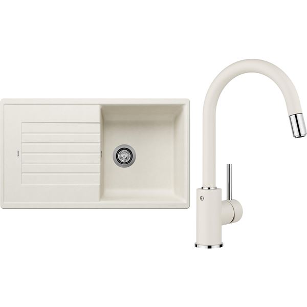 Blanco SET10-D ZIA 5 S biela soft + MIDA-S biela soft