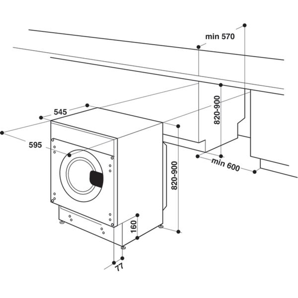 Whirlpool WMWG 91484E EU vstavaná