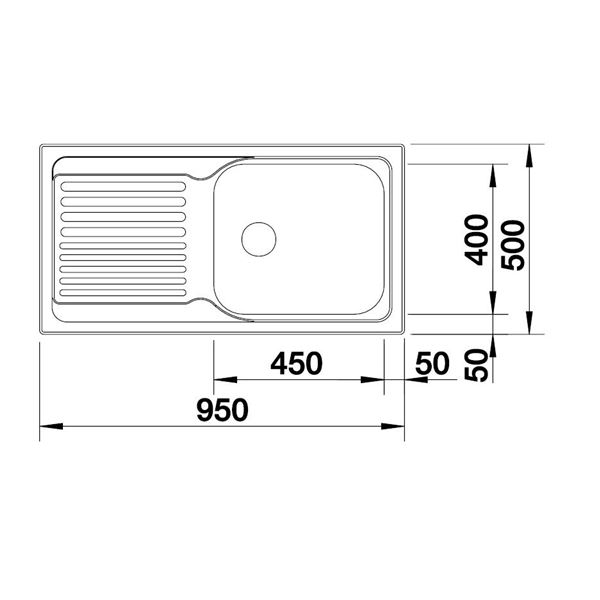 Blanco TIPO XL 6 S nerez 514 243