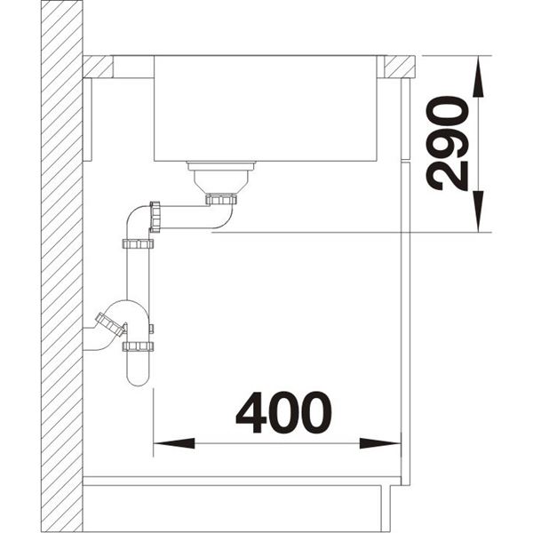 Blanco ANDANO 400-IF/A hodvábny lesk 525 244