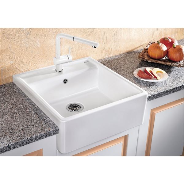 Blanco PANOR 60 krištáľovo biela bez excentra s 1 otvorom 514 486