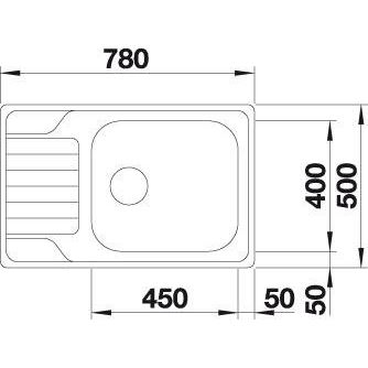 Blanco DINAS XL 6 S Compact leštená nerez 525 121