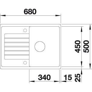 Blanco ZIA 45 S Compact antracit 524 721