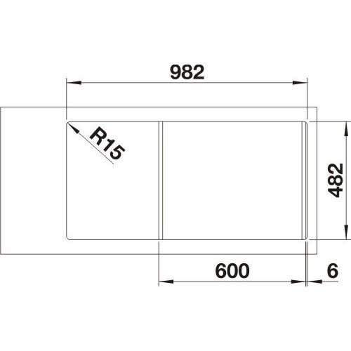 Blanco LIVIT XL 6 S leštená nerez 518 519