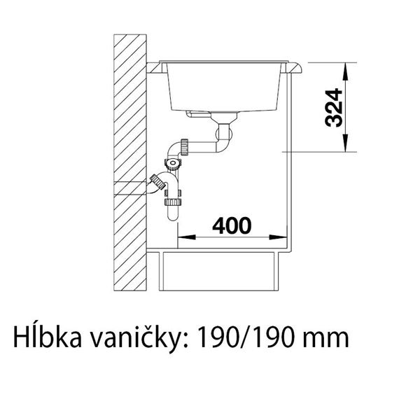 Blanco METRA 9 hliníková metalíza 513 268