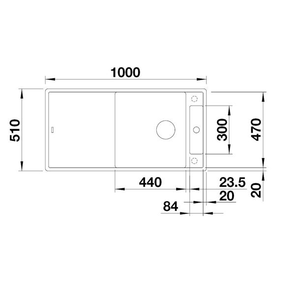 Blanco AXIA III XL 6 S biela 523 514