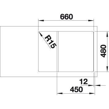 Blanco ZIA 45 S Compact antracit 524 721