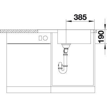 Blanco DINAS XL 6 S Compact leštená nerez 525 121