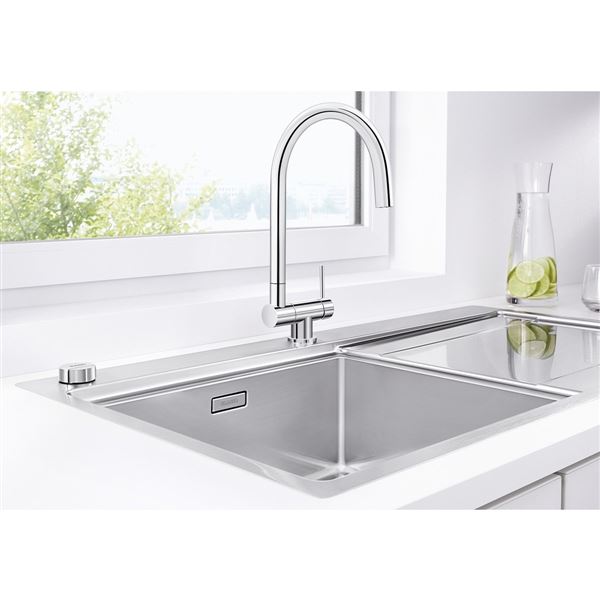 Blanco DIVON II 45 S-IF s excentrom hodvábny lesk 521 658 pravý